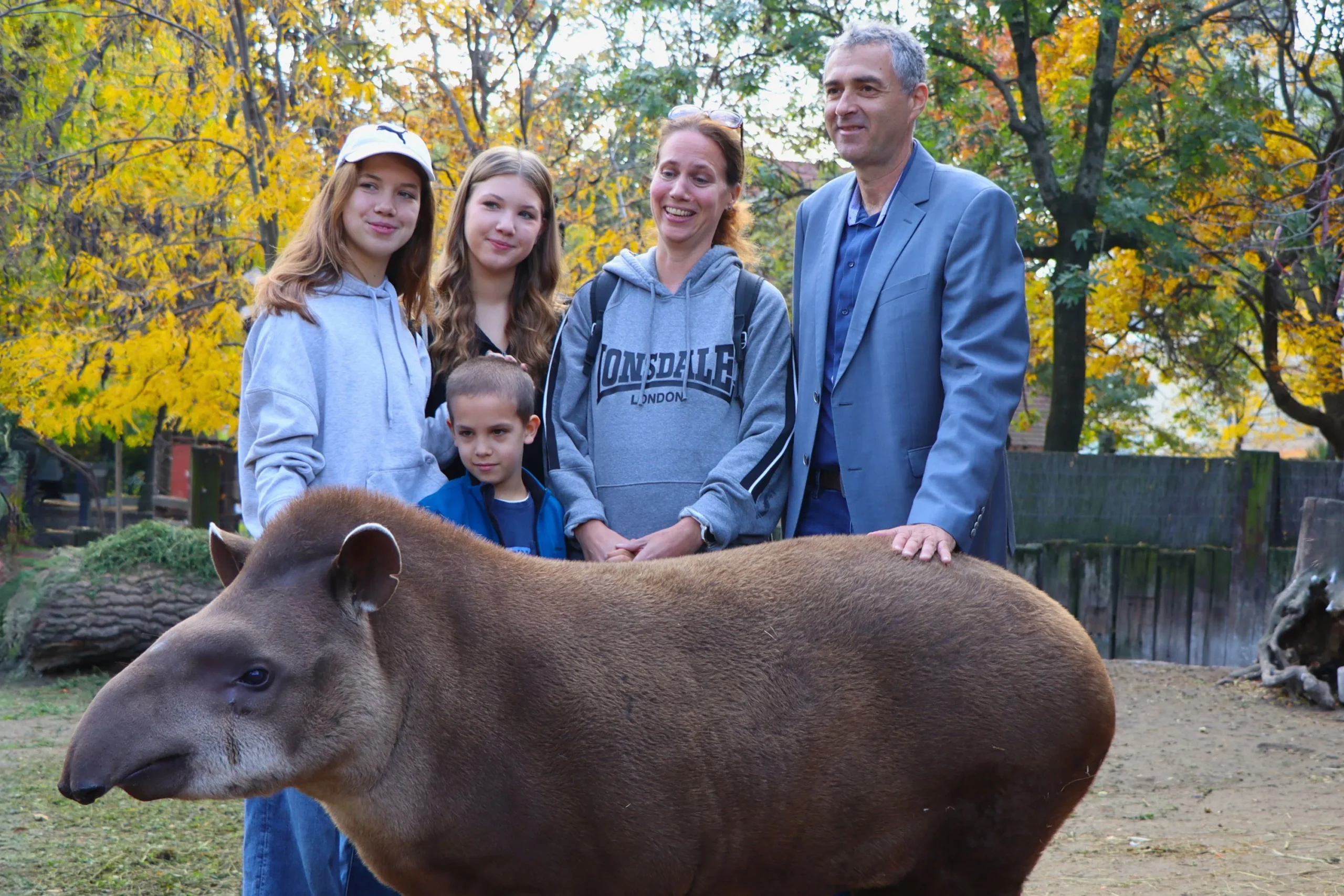 Our one millionth visitor and their family
