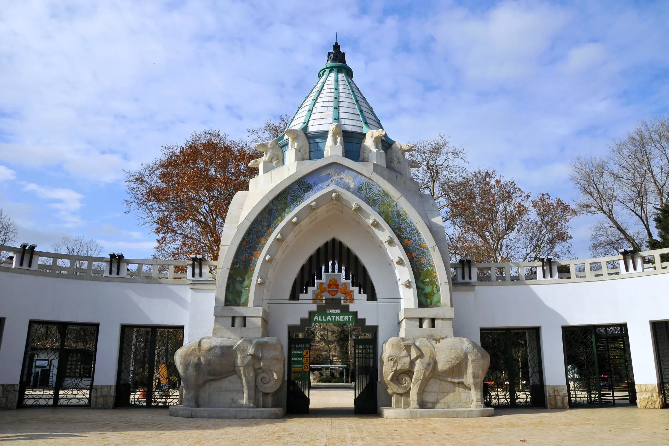 Main Entrance of the Budapest Zoo & Botanical Garden